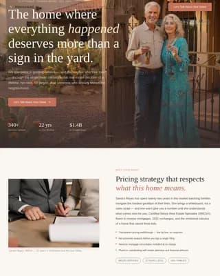 Sanctuary — Specialist Senior Housing Landing Page Template