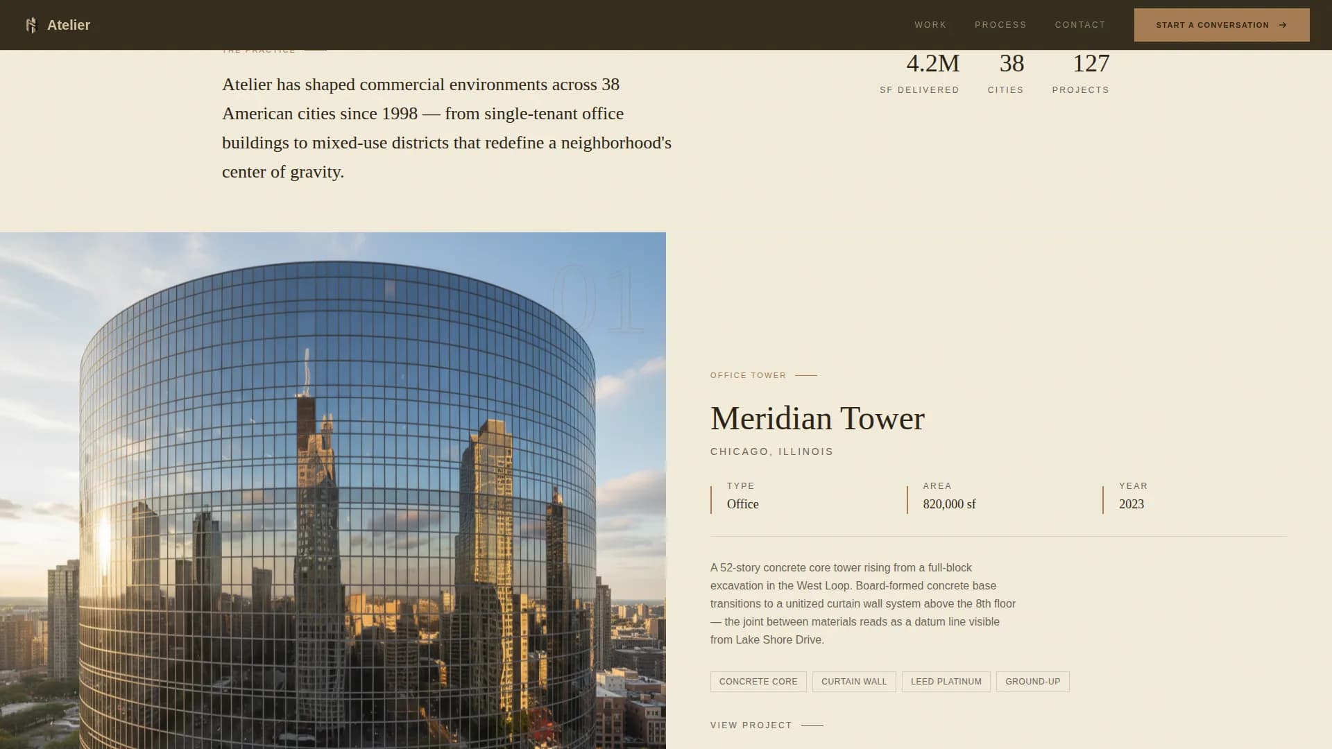 Architecture & Design Firm Professional Website Template