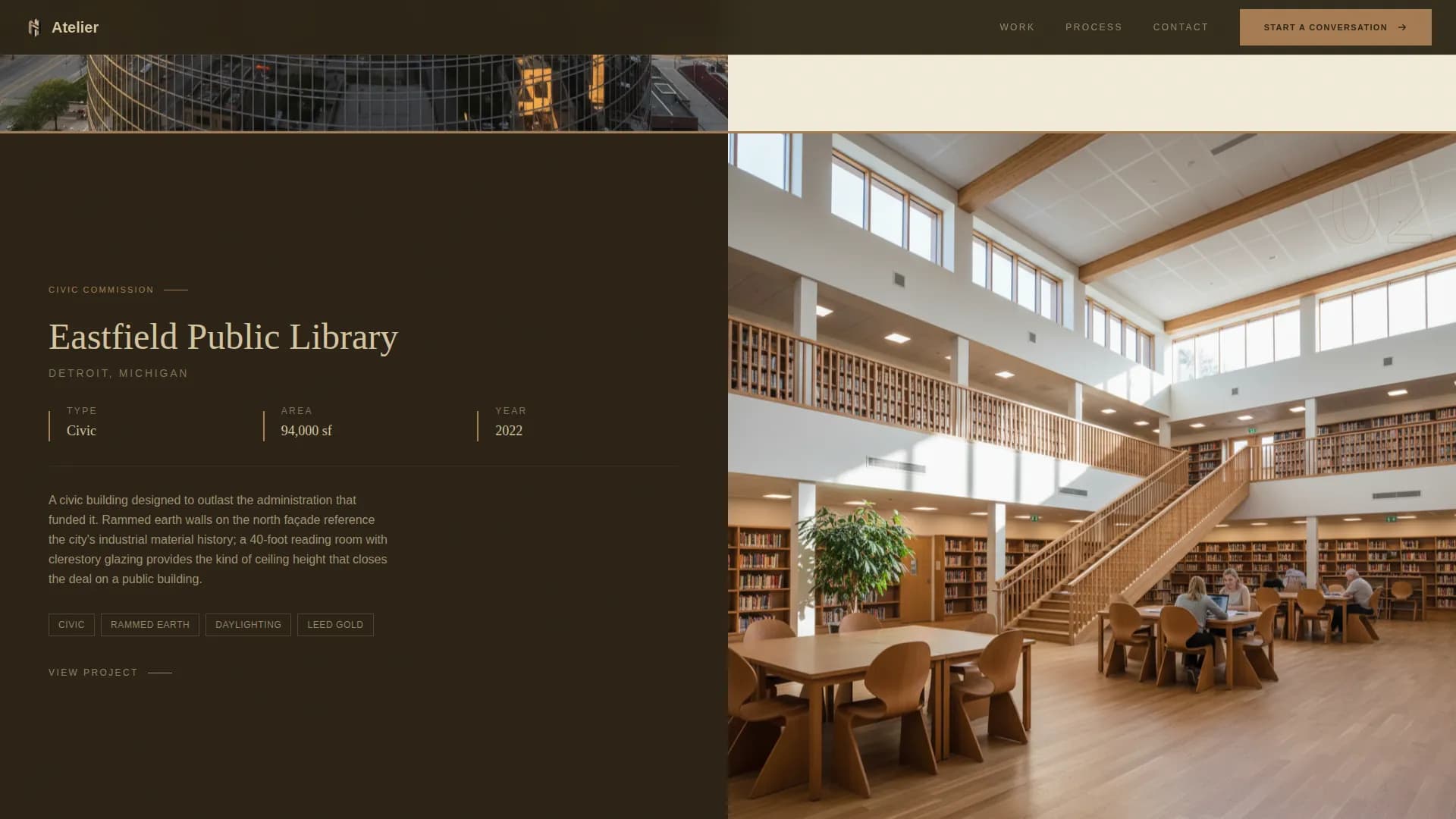 Architecture & Design Firm Professional Website Template