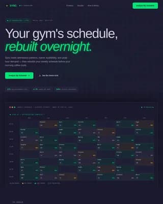 AI for Fitness Appointment Booking Website Template