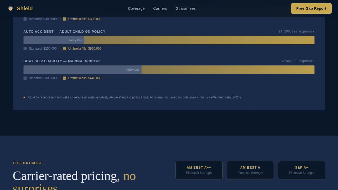 Specialist Retiree Insurance Professional Website Template