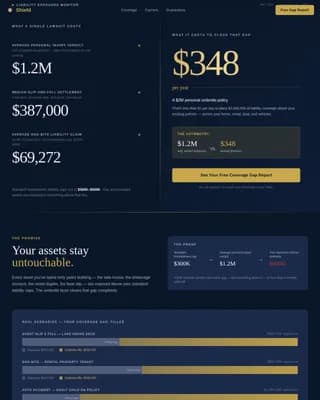 Specialist Retiree Insurance Professional Website Template