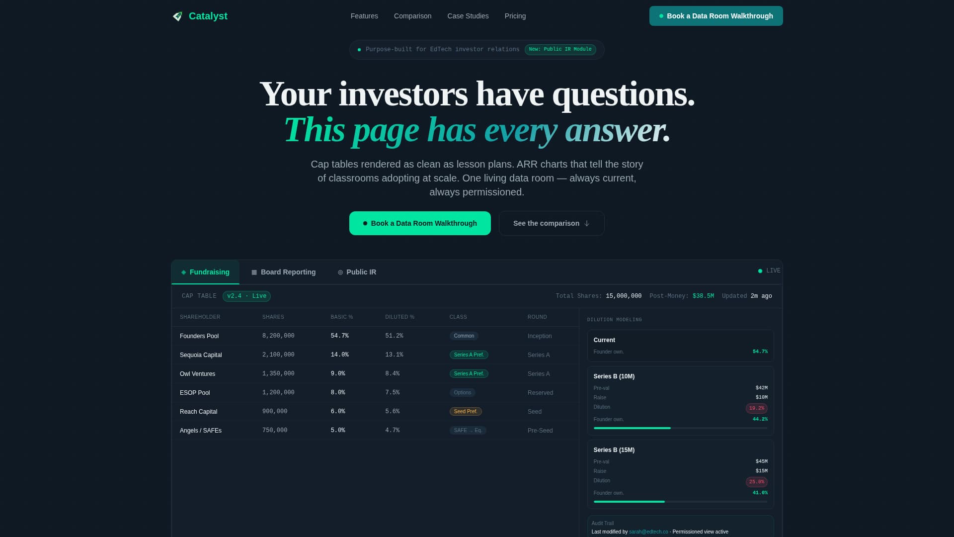 Catalyst - Powerful Edtech Landing Page Template