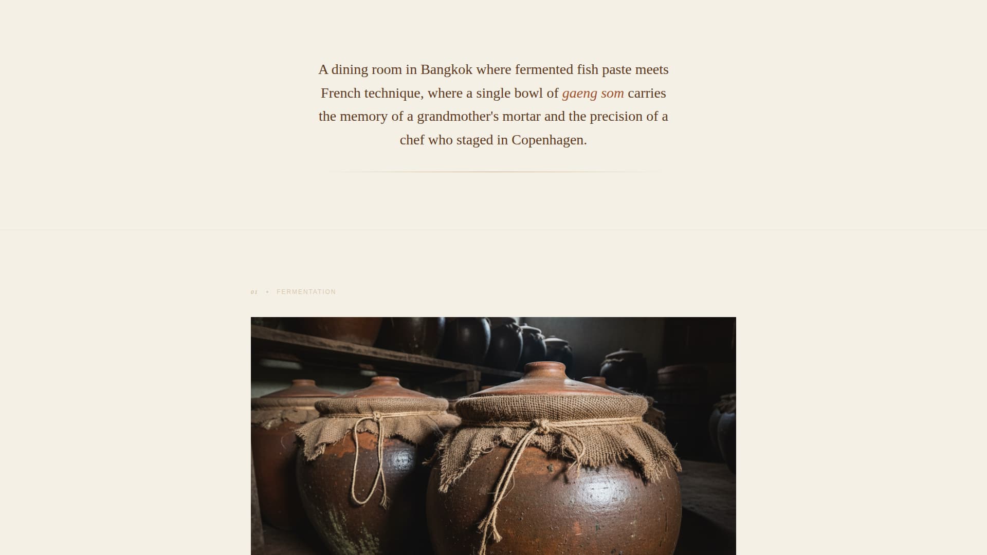 Plara - Artisan Thaidining Landing Page Template