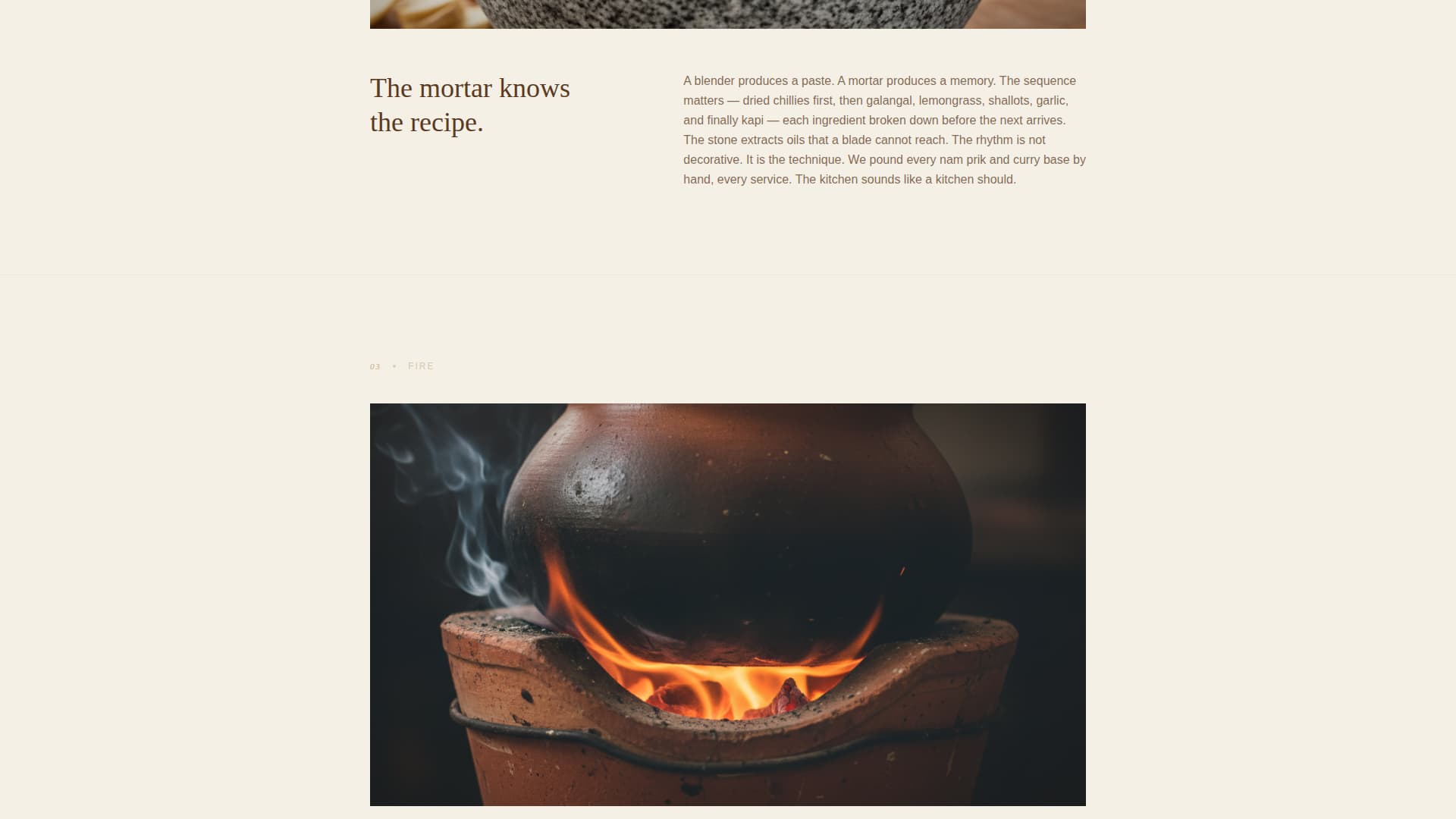 Plara - Artisan Thaidining Landing Page Template