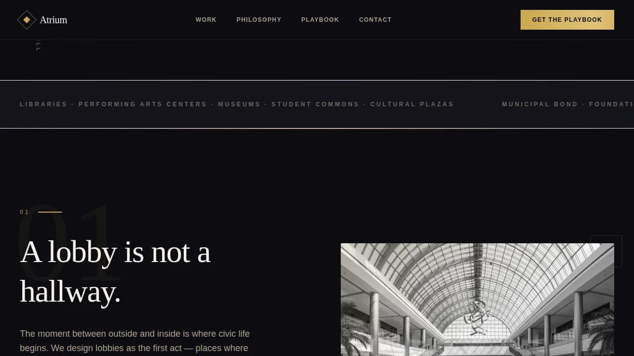 Nexus — Visionary Architectural Design Landing Page Template