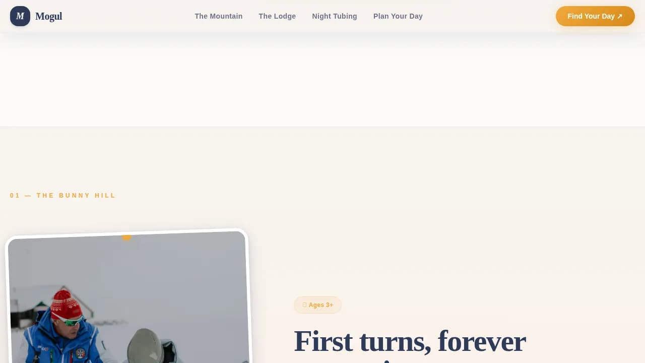 Family Travel & Experience Booking Website Template