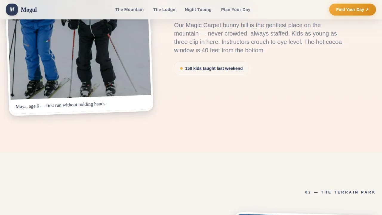 Family Travel & Experience Booking Website Template