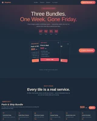 Premium Local Brick & Mortar Business Pre-Launch & Coming Soon Website Template