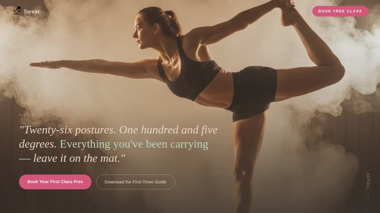 Wellness Modalities Appointment Booking Website Template