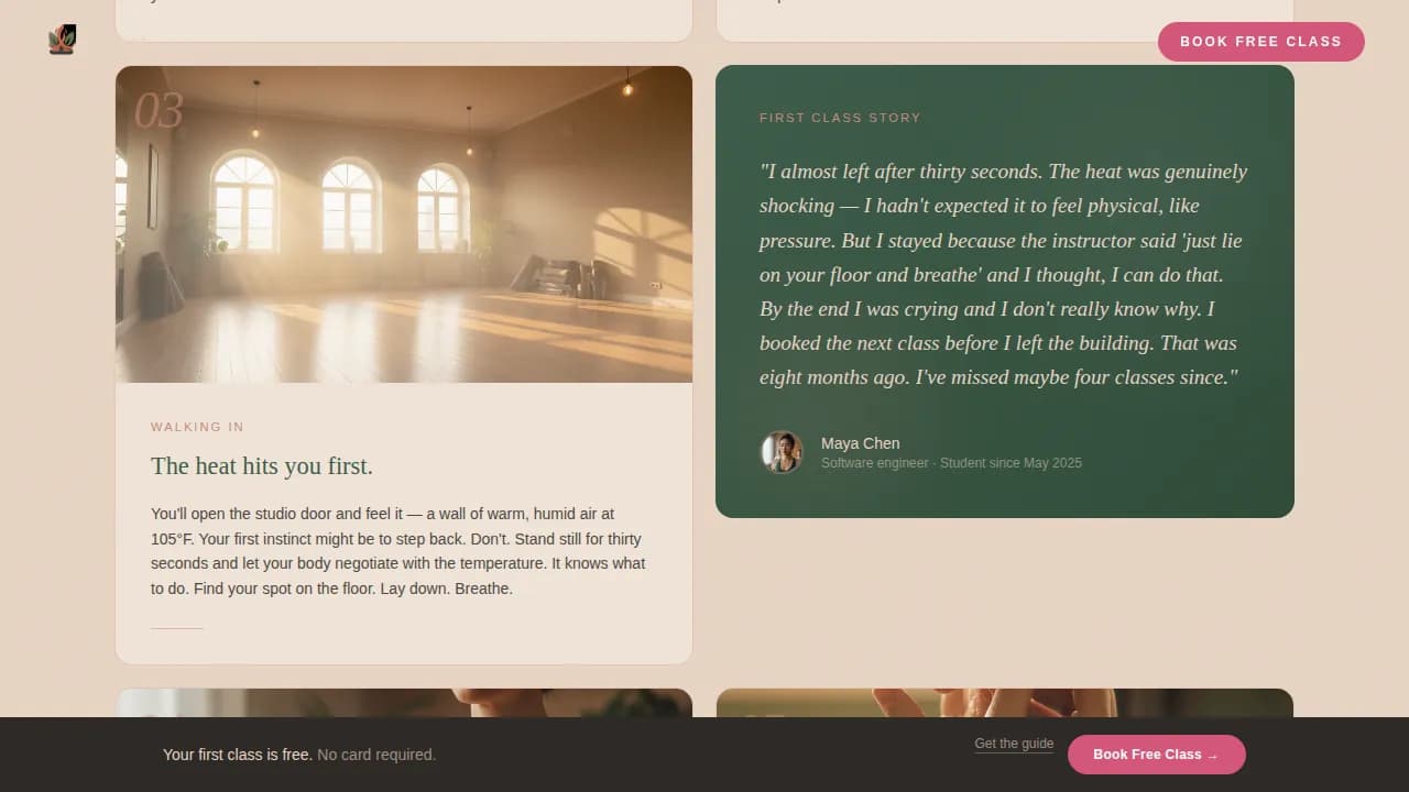 Wellness Modalities Appointment Booking Website Template