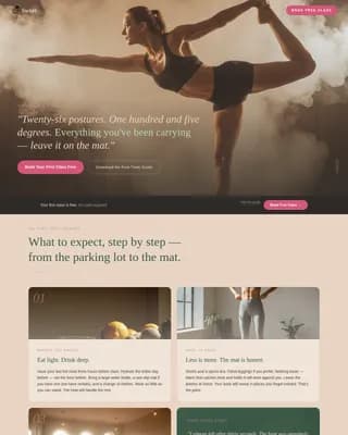 Wellness Modalities Appointment Booking Website Template
