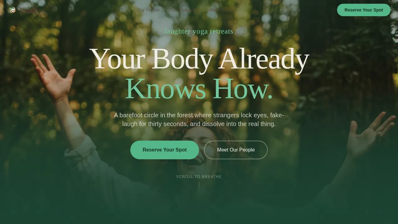 Wellness Modalities Appointment Booking Website Template