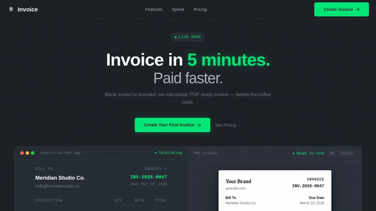 Micro-SaaS & Developer Tools Professional Website Template