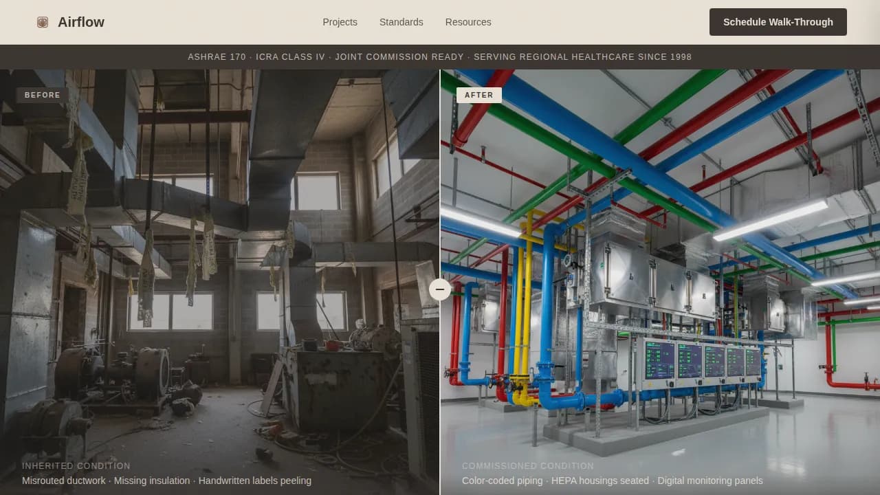 Hospital & Clinic Construction Directory Website Template