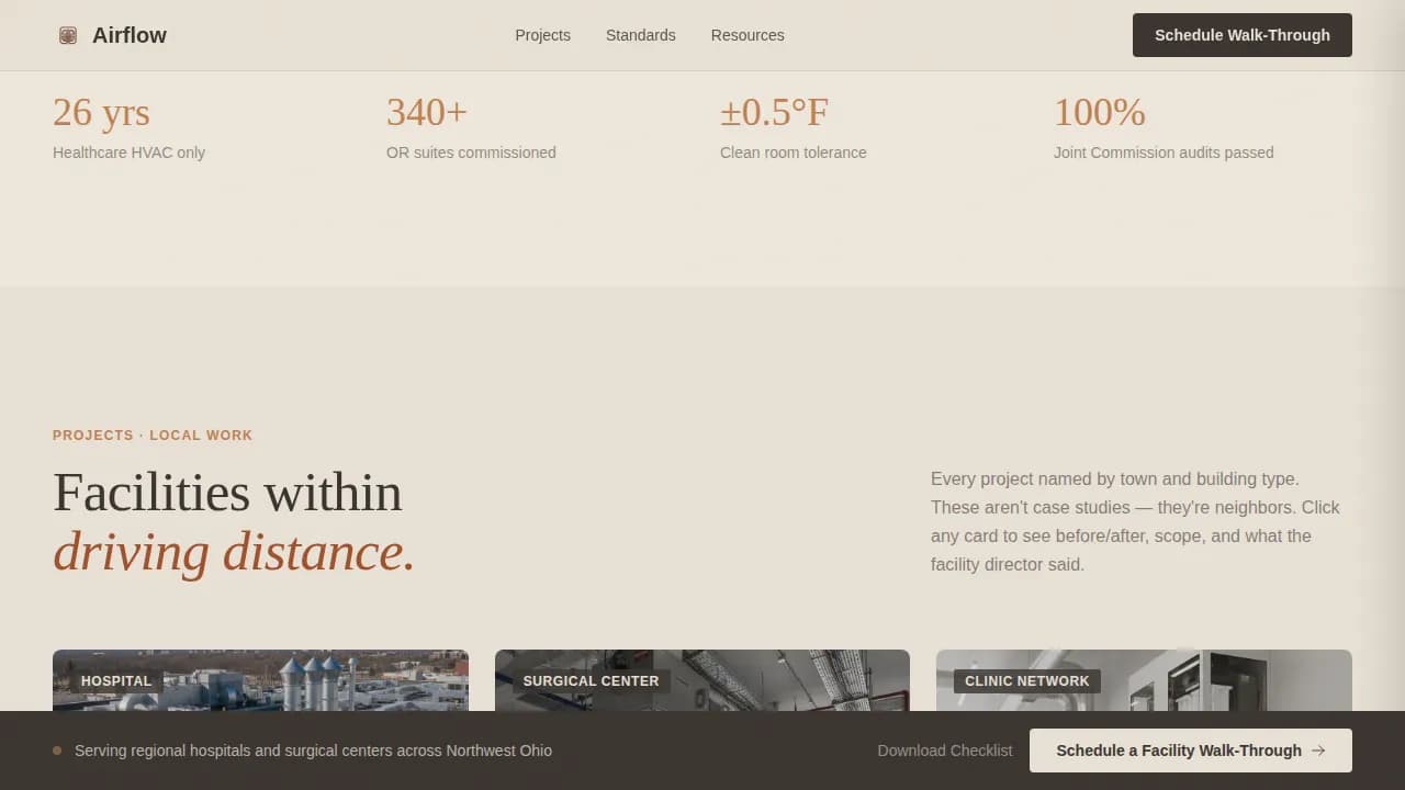 Hospital & Clinic Construction Directory Website Template