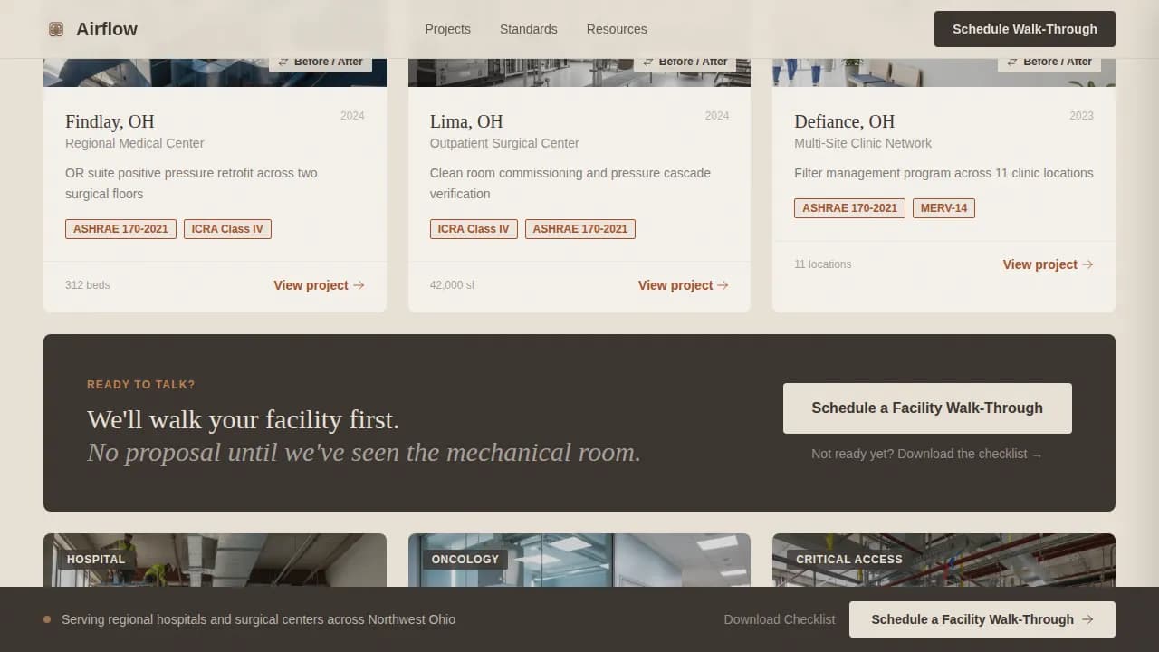 Hospital & Clinic Construction Directory Website Template