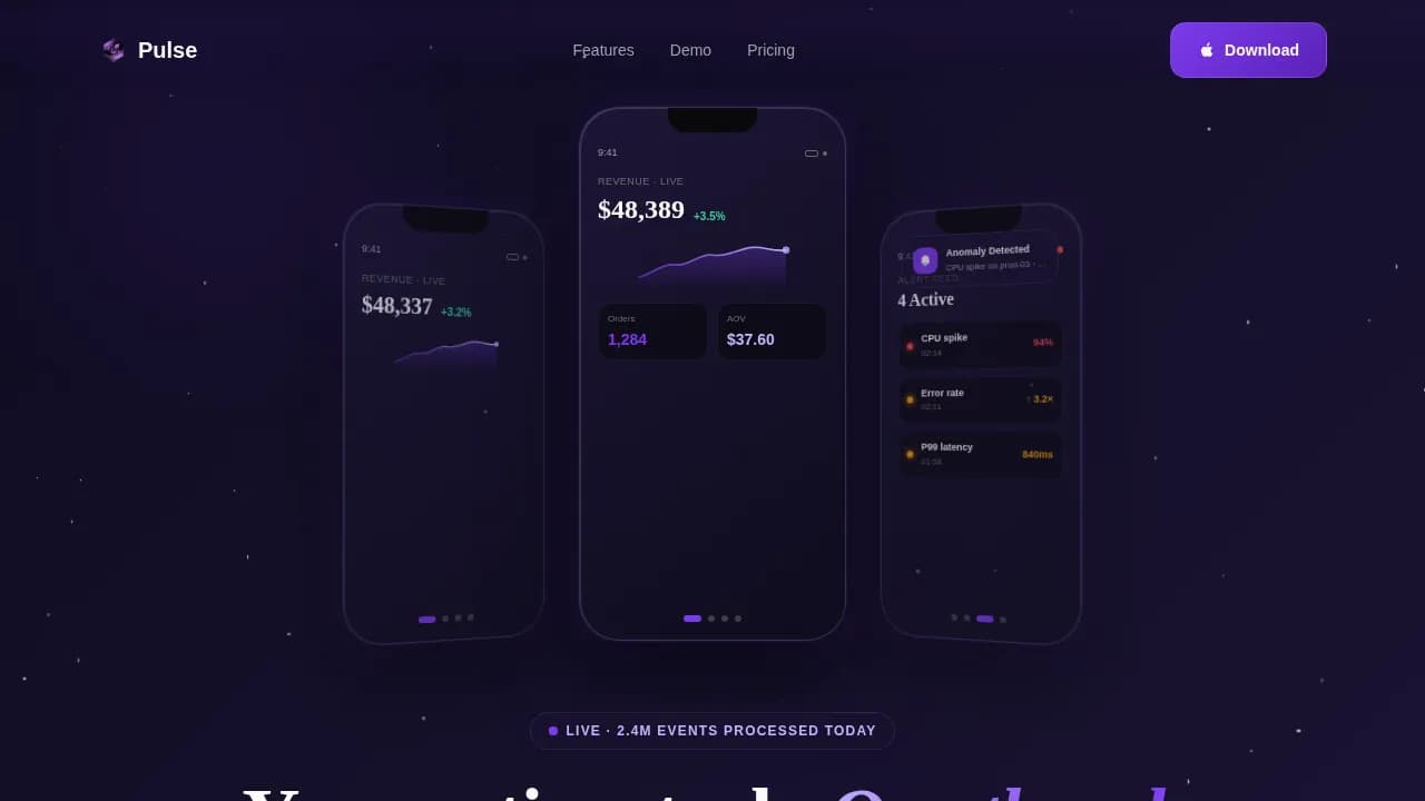 SaaS Software & SaaS Professional Website Template