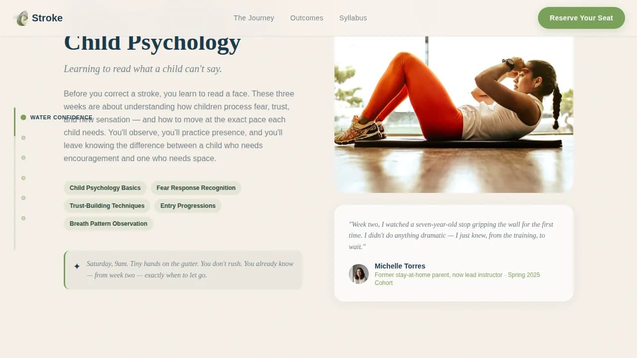 Sports & Fitness Training Professional Website Template