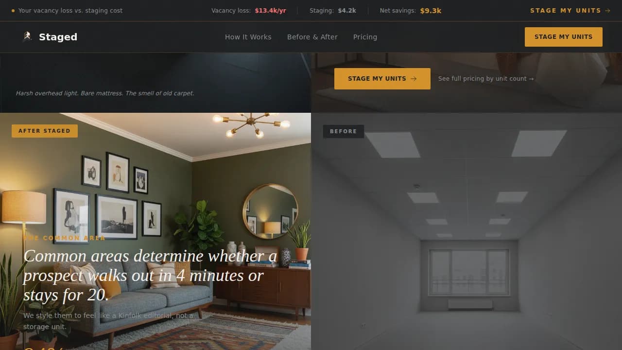 Student Housing Real Estate Pricing Website Template