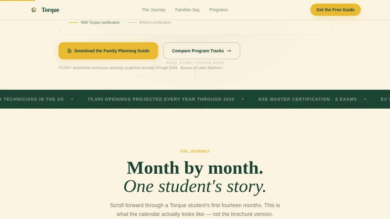 Vocational & Trade School Careers Website Template