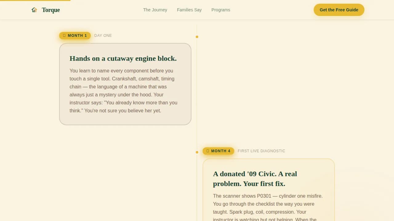 Vocational & Trade School Careers Website Template