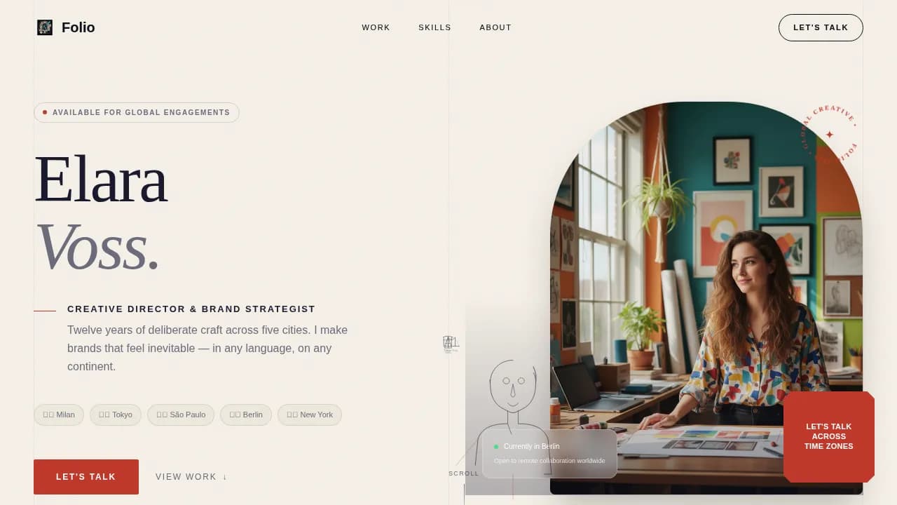 International Job Seeker Career Careers Website Template