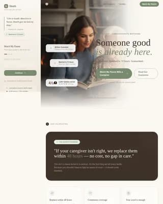 Home Care Agency Professional Website Template