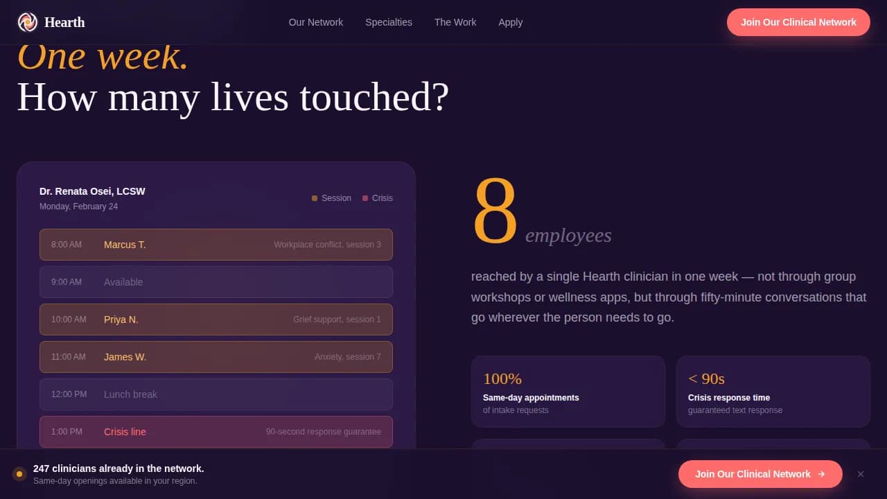 Employee Wellness & Benefits Reviews Website Template