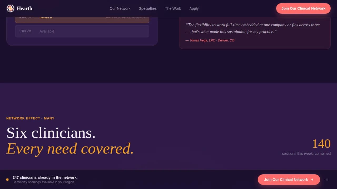 Employee Wellness & Benefits Reviews Website Template