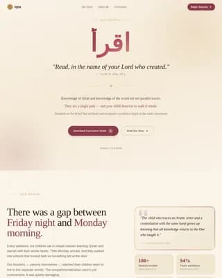 Mosque & Islamic Center Professional Website Template
