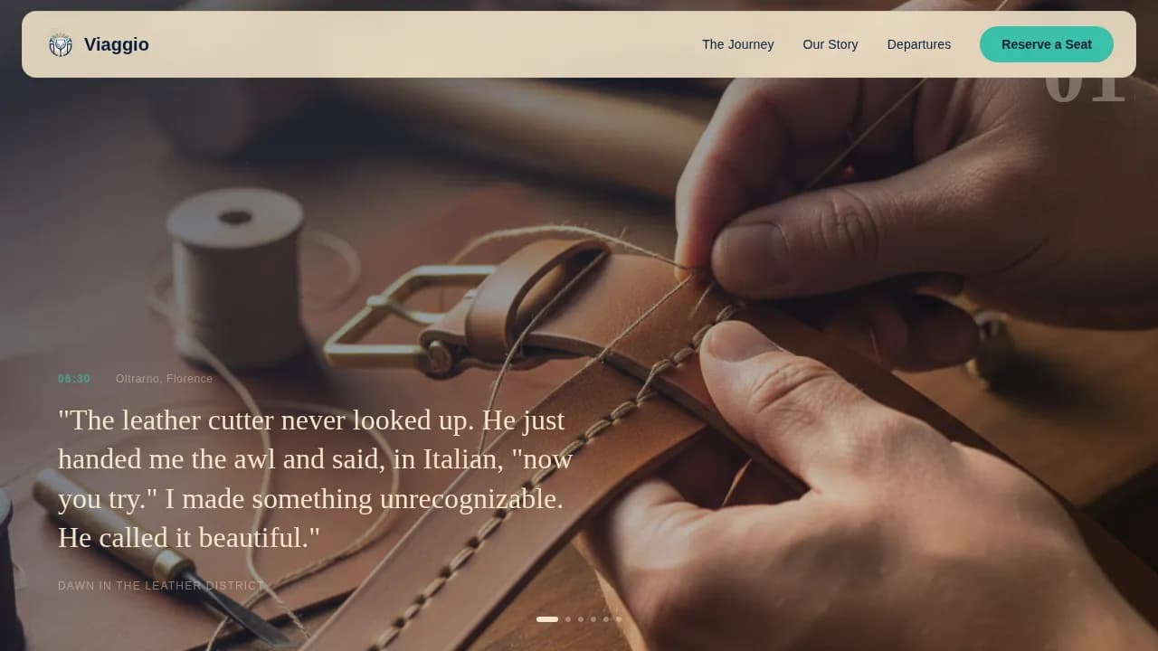 Italy Travel Booking Website Template
