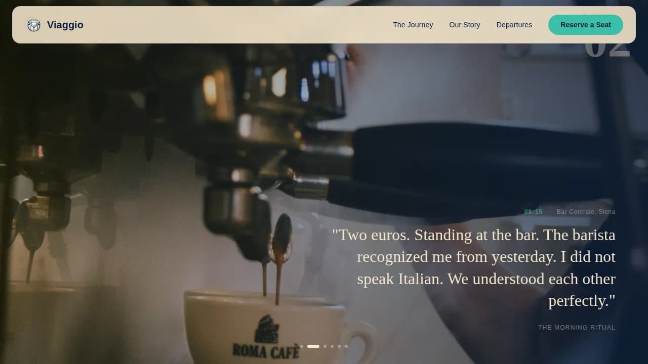 Italy Travel Booking Website Template