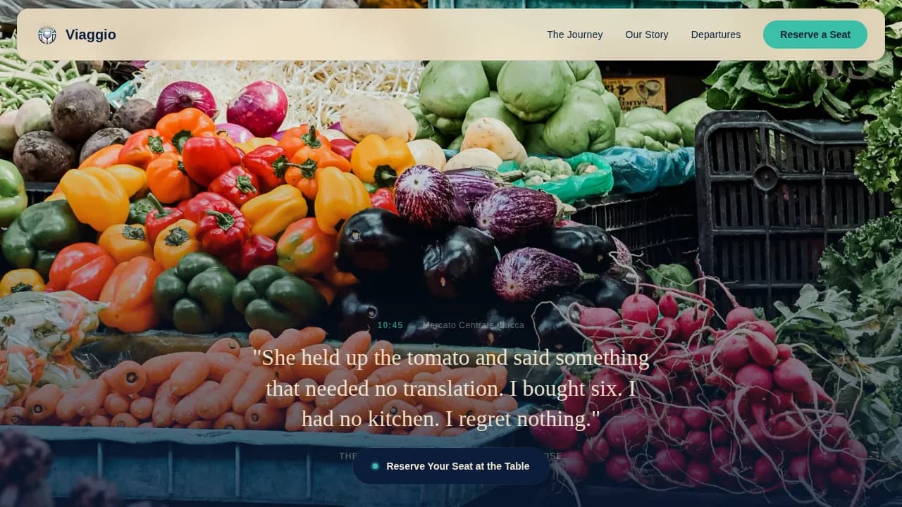 Italy Travel Booking Website Template