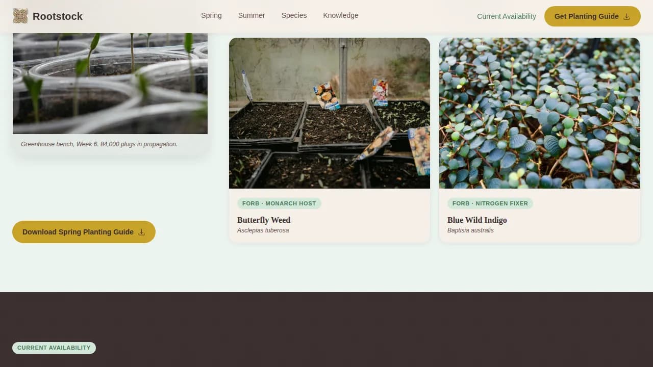 Advanced Nursery & Plant Farm Portfolio & Case Study Website Template