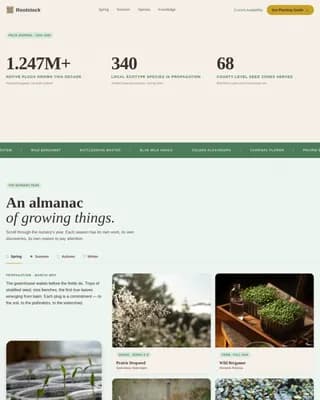 Advanced Nursery & Plant Farm Portfolio & Case Study Website Template