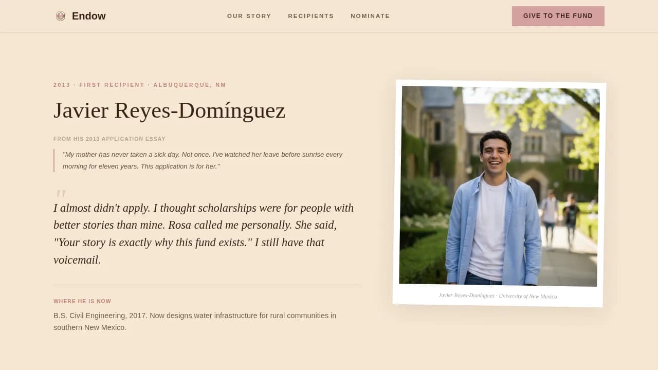 Education & Literacy Nonprofit Blog Website Template