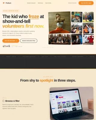 Kids Debate & Public Speaking Directory Website Template