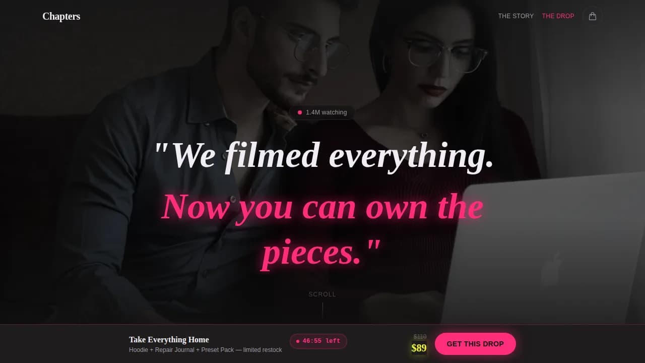 Content Creator Professional Website Template