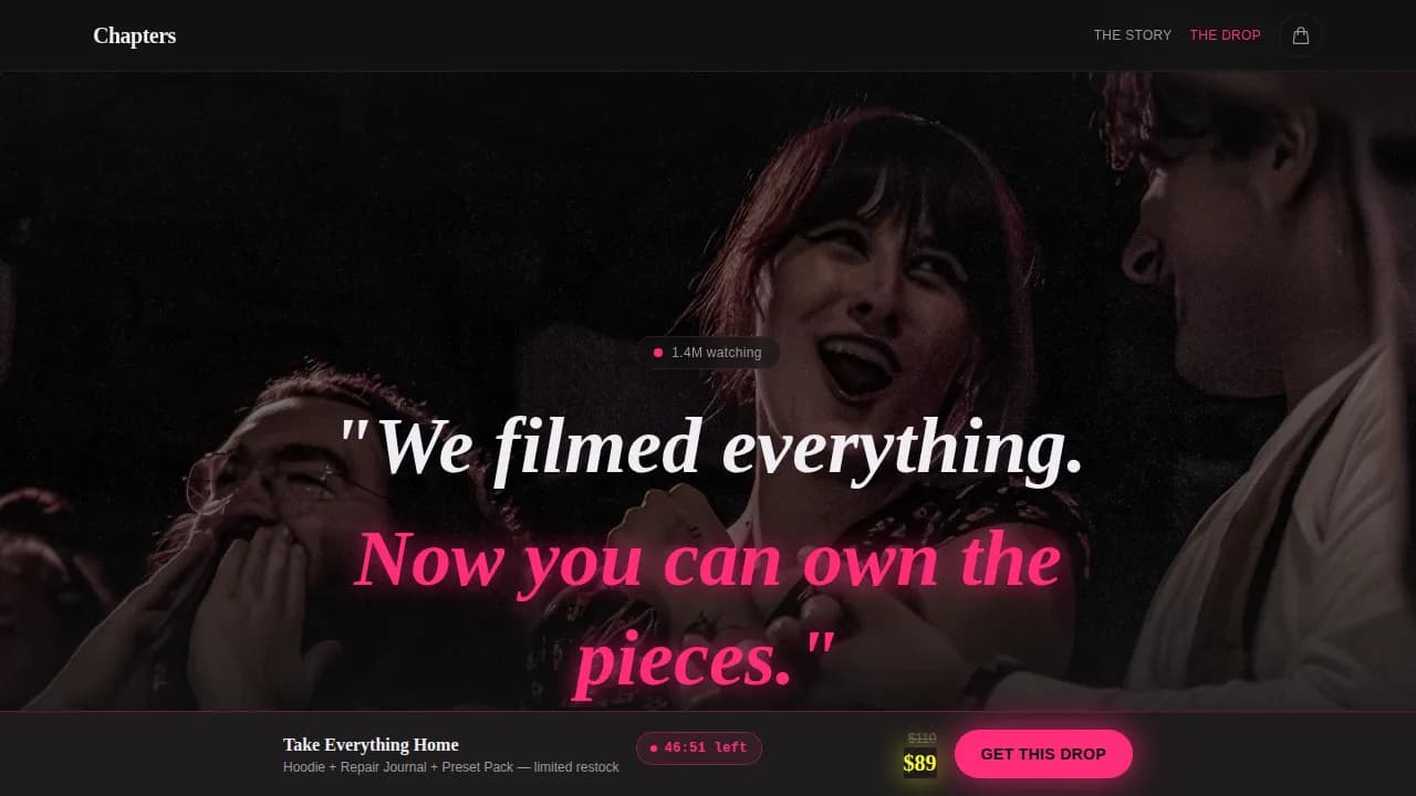 Content Creator Professional Website Template
