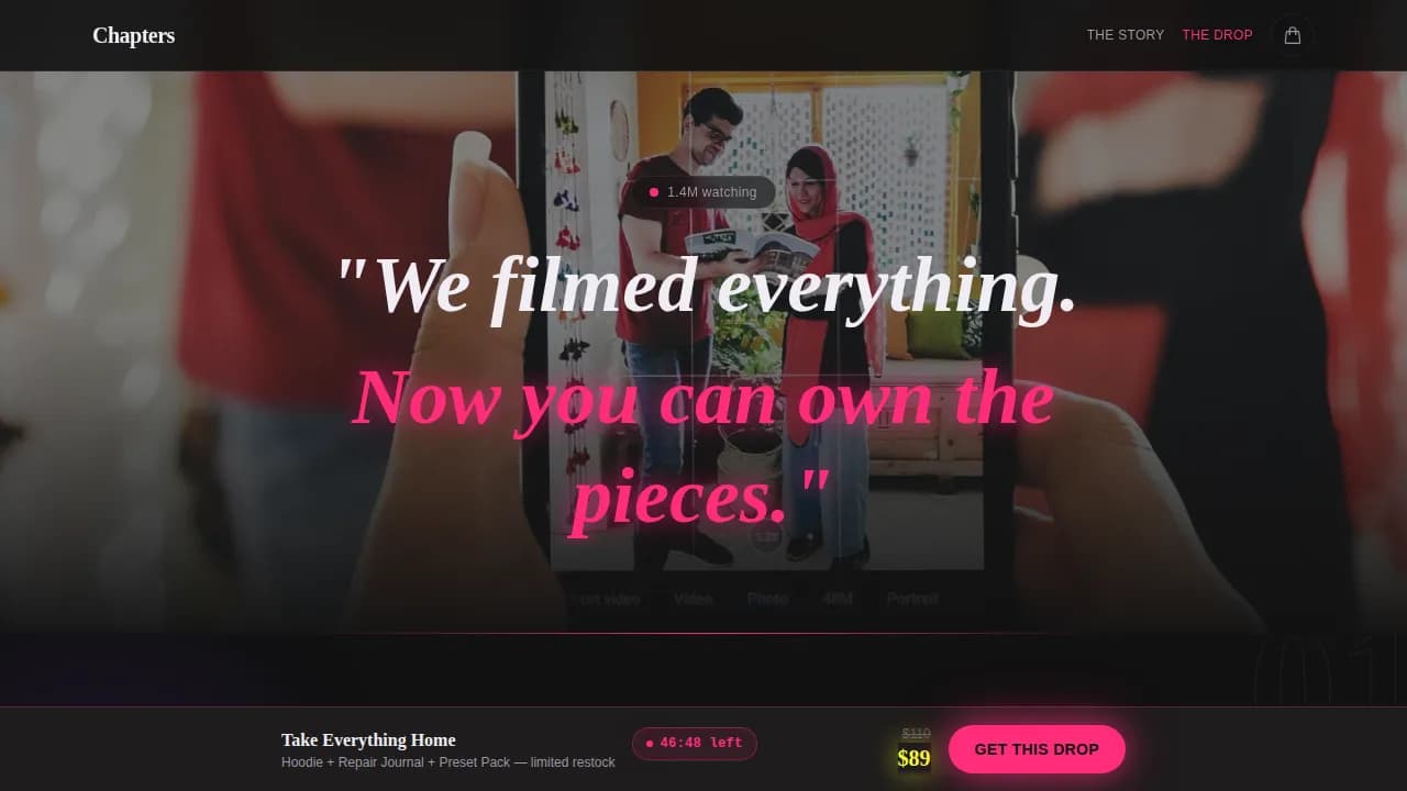 Content Creator Professional Website Template