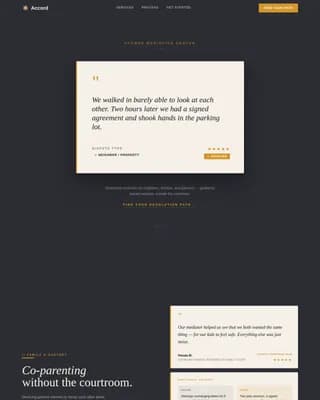 Mediation & Alternative Dispute Booking Website Template