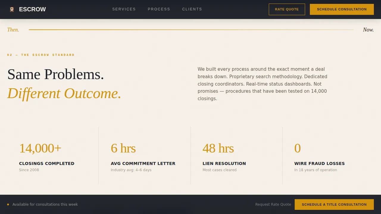 Real Estate & Property Law Booking Website Template