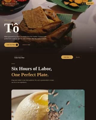 Burkinabe Cuisine Professional Website Template