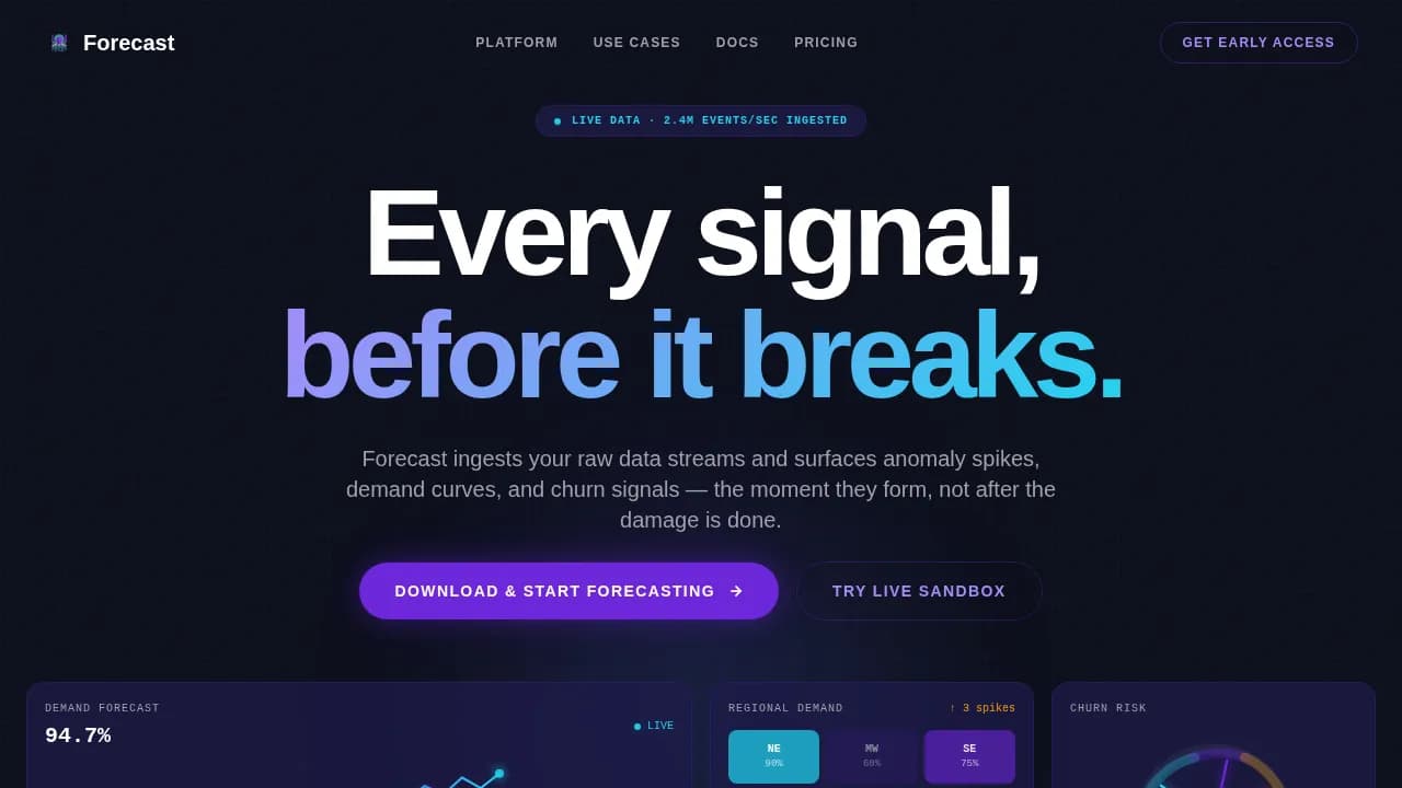 AI & Machine Learning Reviews Website Template