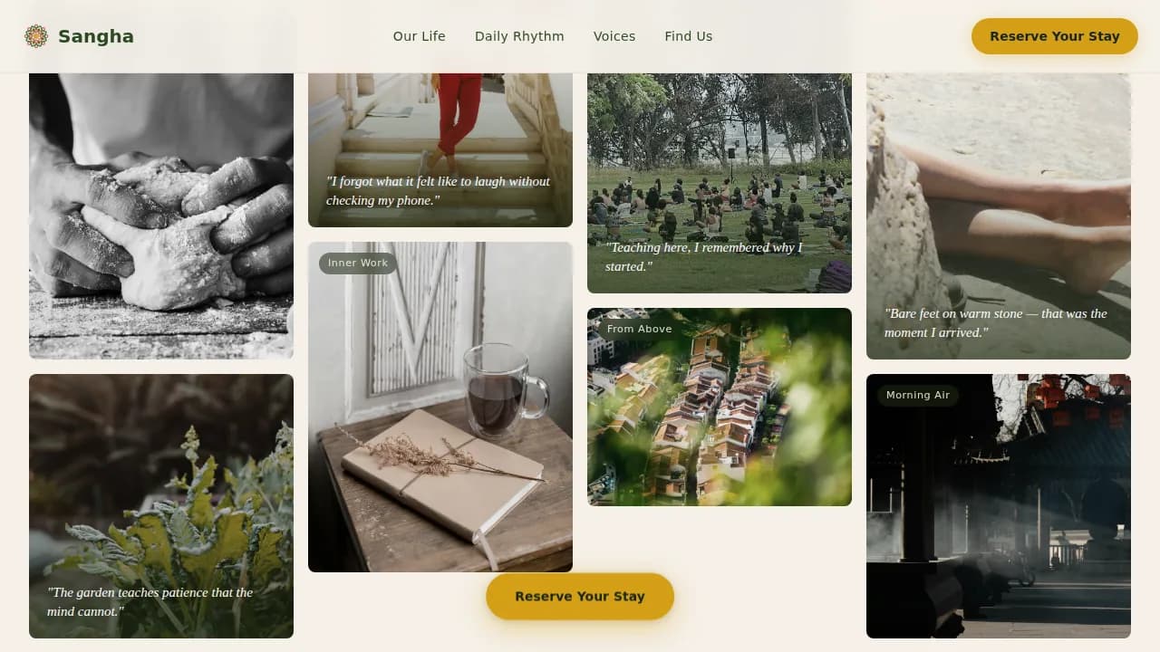 Temple & Hindu Organization Reviews Website Template
