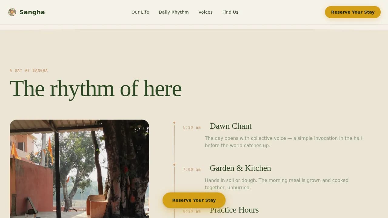 Temple & Hindu Organization Reviews Website Template