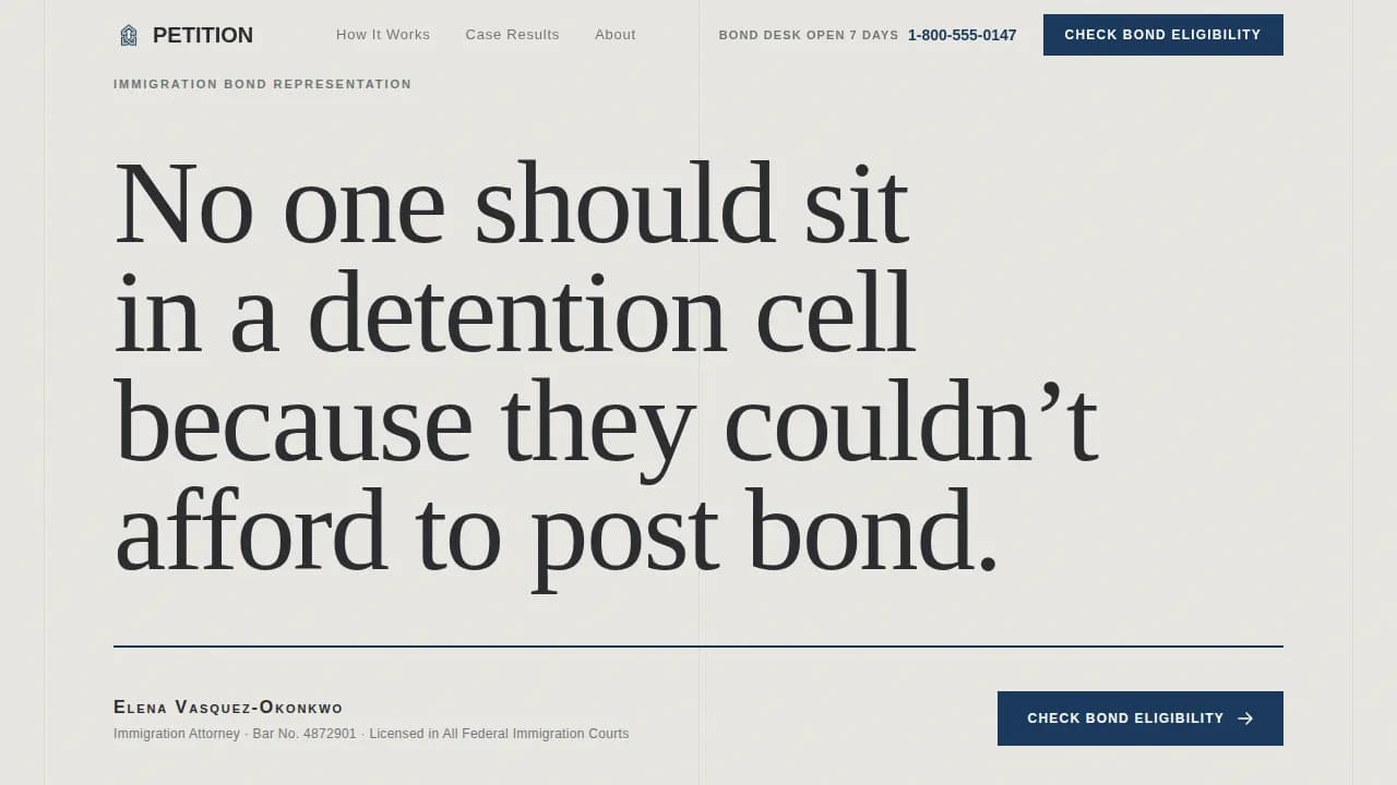 Immigration Law Blog Website Template