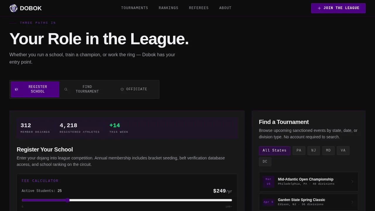 Champion — Elite Tournament Competition Landing Page Template