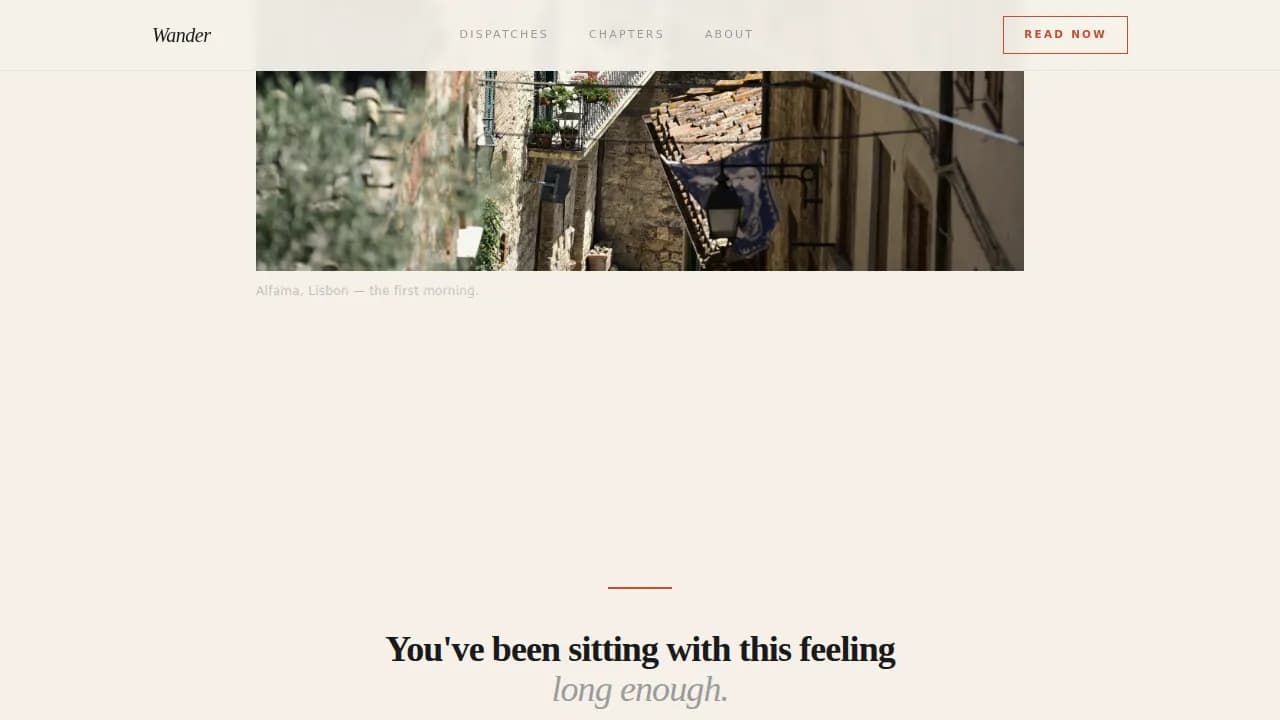 Travel Blog Blog Website Template